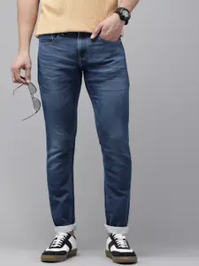 SPYKAR Men Skinny Slim Fit Low-Rise Light Fade Stretchable Jeans