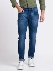 SPYKAR Men Skinny Slim Fit Low-Rise Light Fade Stretchable Jeans