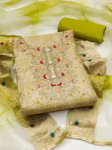 KIMISHA Printed Unstitched Dress Material