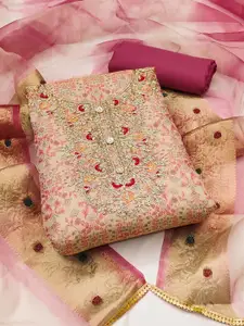 KIMISHA Printed Unstitched Dress Material