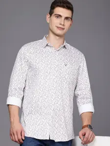 Allen Solly Classic Fit Geometric Printed Pure Cotton Casual Shirt