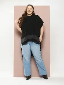 Sztori Plus Size High Low Longline Pullover