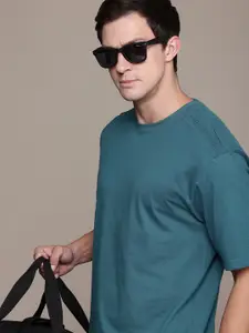 French Connection Minimal Embossed Effect Pure Cotton T-shirt