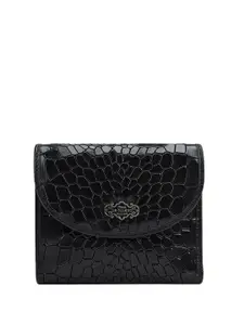 Da Milano Women Textured Leather Two Fold Wallet