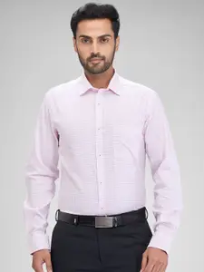 Park Avenue Men Slim Fit Grid Tattersall Checks Opaque Checked Formal Shirt