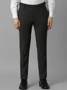 Louis Philippe Men Striped Slim Fit Trousers