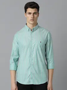 Louis Philippe Sport Men Slim Fit Opaque Striped Casual Shirt