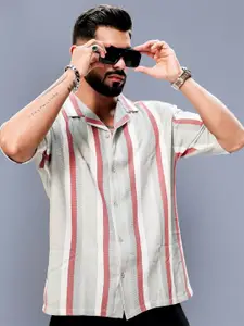 Maniac Comfort Striped Oversized Casual Shirt