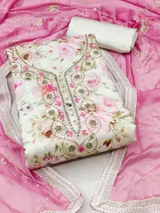 KIMISHA Printed Unstitched Dress Material