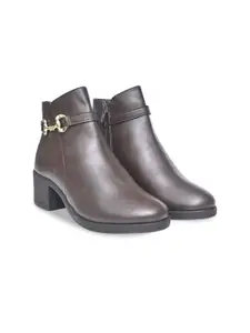Alleviater Women Block-Heeled Regular Boots