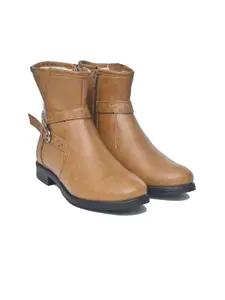 Alleviater Women Block-Heeled Regular Boots