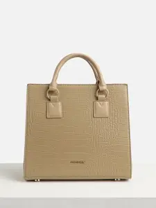 Van Heusen Woman Textured PU Shopper Satchel with Cut Work