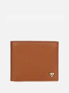 Allen Solly Men Textured Leather Two Fold Wallet