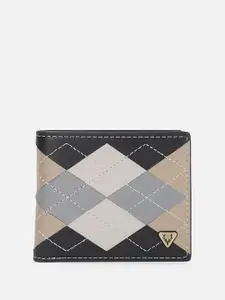Allen Solly Men Printed Leather Two Fold Wallet