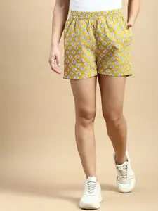 De Moza Women Conversational Printed Shorts