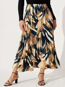 OTABU Printed A-Line Maxi Skirts