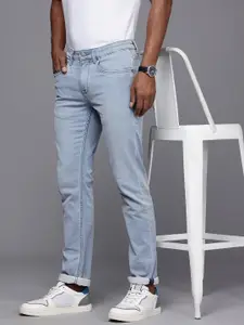 Louis Philippe Jeans Men Slim Fit Low-Rise Stretchable Jeans