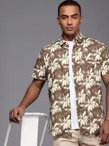 Louis Philippe Sport Slim Fit Floral Printed Casual Shirt