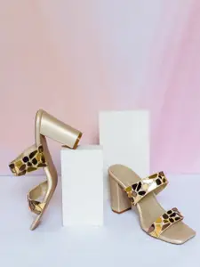 UrbanSway Women Embellished Block Heels Sandals