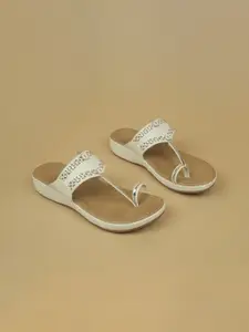 Ozuri Wedge Peep Toes with Laser Cuts