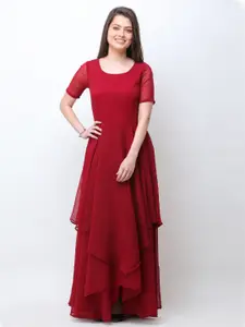 SCORPIUS Chiffon Maxi Dress