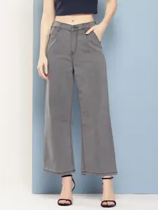 Chemistry Women Stretchable High-Rise Straight Fit Jeans