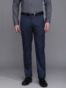 Louis Philippe Men Slim Fit Formal Trousers
