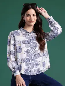 DressBerry Opaque Printed Casual Shirt