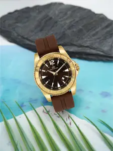 GIO COLLECTION Men Embellished Dial & Bracelet Style Straps Analogue Watch G3106-02