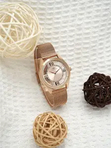 GIO COLLECTION Women Dial & Bracelet Style Straps Analogue Watch G3062-33