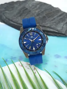 GIO COLLECTION Men Dial & Textured Straps Analogue Watch G3106-04