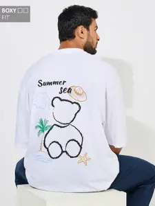 Styli Back Printed Boxy Streetwear T-Shirt