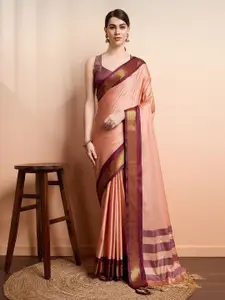 SGF11 Ethnic Motifs Woven Design Zari Kanjeevaram Silk Saree