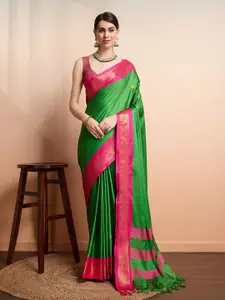 SGF11 Ethnic Motifs Woven Design Zari Kanjeevaram Silk Saree