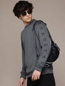 The Roadster Lifestyle Co. Men Solid Sweatshirt