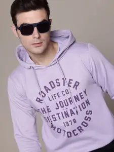 The Roadster Life Co. Printed Hooded Sweatshirt