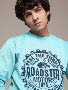 The Roadster Lifestyle Co. Men Printed Sweatshirt
