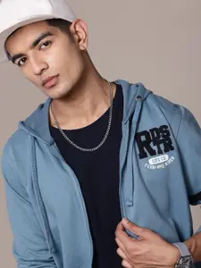 The Roadster Lifestyle Co. Brand Logo Print Hooded Sweatshirt