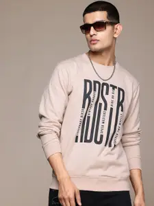 The Roadster Lifestyle Co. Brand Logo Print Sweatshirt