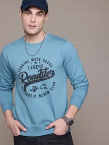 The Roadster Lifestyle Co. Men Printed Sweatshirt
