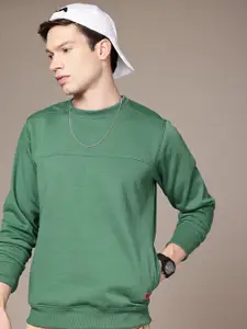 The Roadster Life Co. Solid Regular Fit Sweatshirt