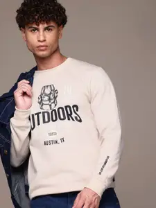 The Roadster Lifestyle Co. Printed Sweatshirt