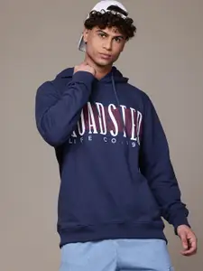 The Roadster Lifestyle Co. Printed Hooded Sweatshirt