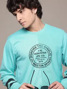 The Roadster Lifestyle Co. Men Printed Sweatshirt