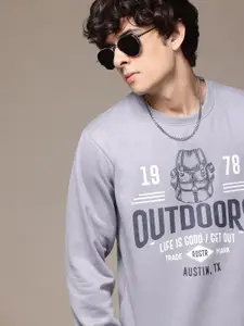 The Roadster Lifestyle Co. Printed Sweatshirt