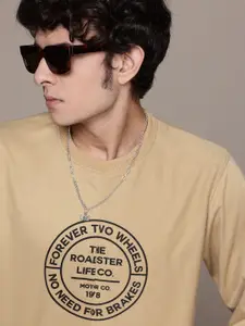 The Roadster Life Co. Brand Logo Printed Pullover Sweatshirt