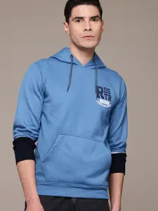 The Roadster Lifestyle Co. Brand Logo Print Hooded Sweatshirt