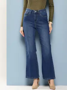 Chemistry Women Bootcut High-Rise Light Fade Stretchable Jeans