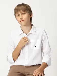Nautica Boys Premium Opaque Casual Shirt