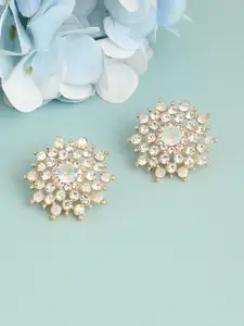 SOHI Contemporary Studs Earrings